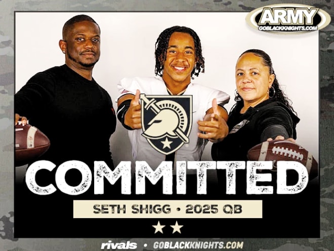 During his OV, QB Seth Shigg reaffirms his commitment and signs with Army