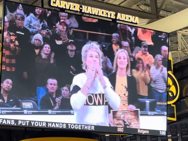 WATCH: Lisa Bluder Halftime Celebration