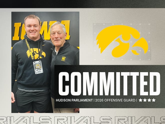 COMMIT: 2026 Four-Star OL Hudson Parliament Picks Iowa