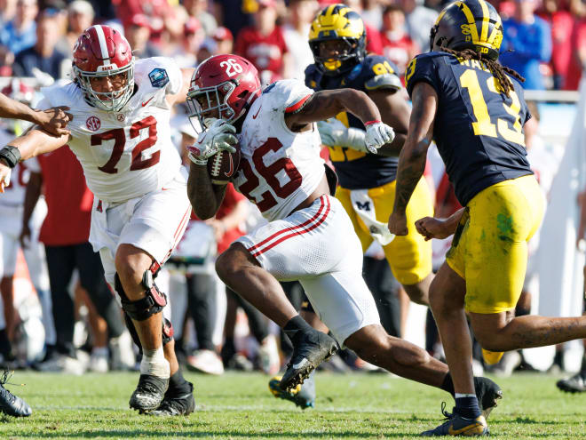 Why didn't Alabama run the ball more against Michigan?