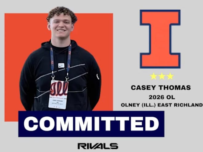 Commit: Illinois lands three-star offensive lineman Casey Thomann