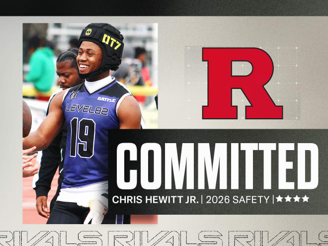 Rutgers Football lands 2026 Four-Star Maryland Safety Chris Hewitt Jr.