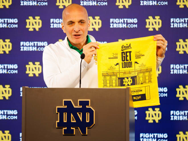 Notre Dame athletic director Pete Bevacqua's press conference transcript