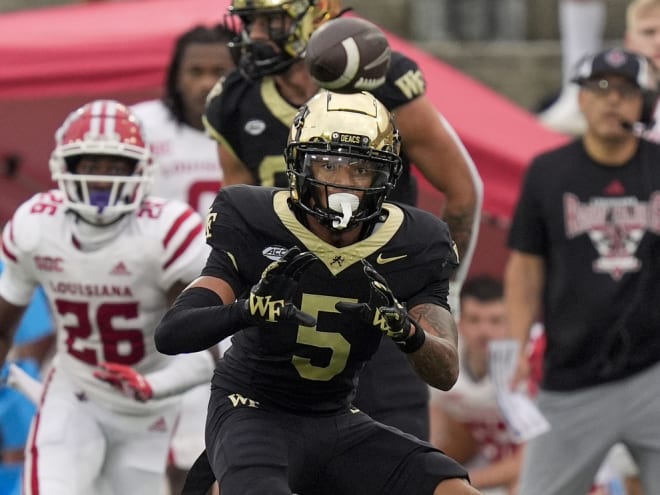 Wake Forest wide receiver Horatio Fields visiting Lexington today