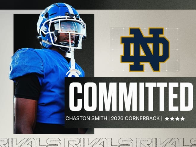 Top-100 CB Chaston Smith commits to Notre Dame