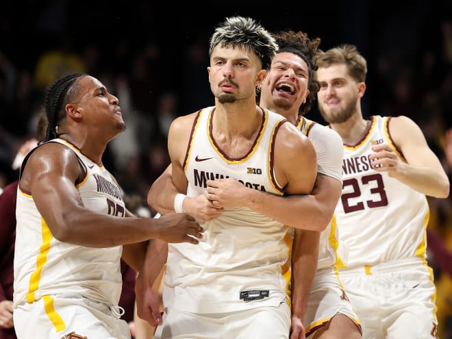 Dawson Garcia's buzzer beater gives Gophers 84-81 win over No. 20 Michigan