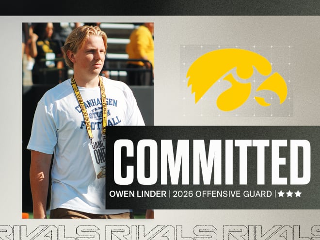 COMMIT: Iowa Adds 2026 Minnesota OG, Owen Linder