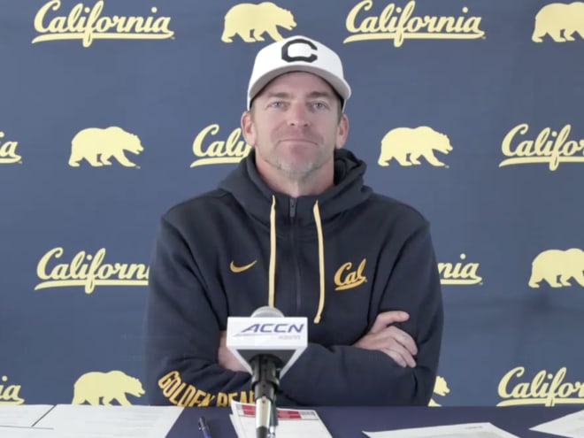 WATCH: Cal head coach Justin Wilcox looks ahead to the 127th Big Game