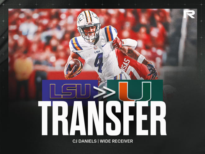 LSU transfer WR CJ Daniels commits to Miami (FL.)