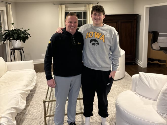 2026 Three-Star OL, Gene Riordan Potentially Iowa's Fifth OL