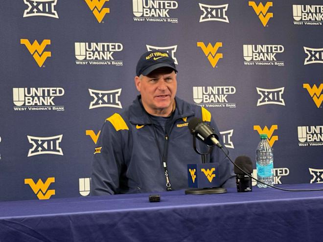 The pads come on day three for West Virginia