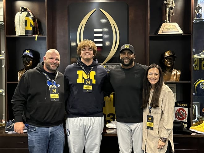 2026 four-star OL Bear McWhorter recaps 'absolutely amazing' Michigan visit