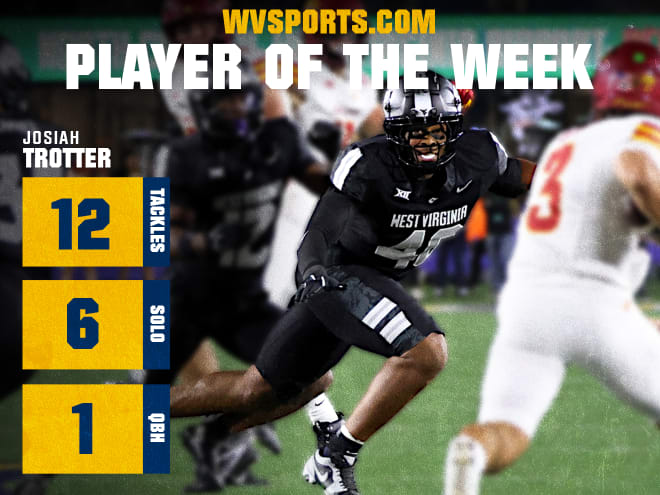 WVSports.com Player of the Week: Josiah Trotter