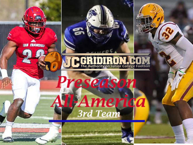 JCGridiron Preseason All-America 3rd Team JCGridiron Preseason All-America 3rd Team