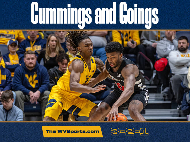 Cummings and Goings: The WVSports.com: 3-2-1