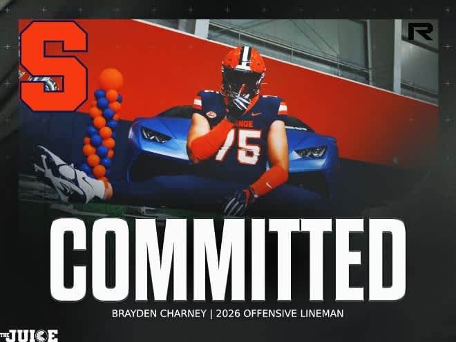 2026 OL Brayden Charney commits to Syracuse: 'It's where I want to be'