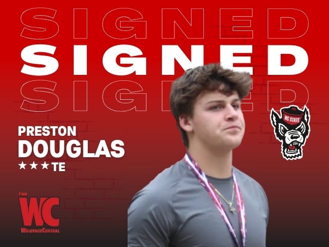 Letter of intent No. 17: Tight end Preston Douglas