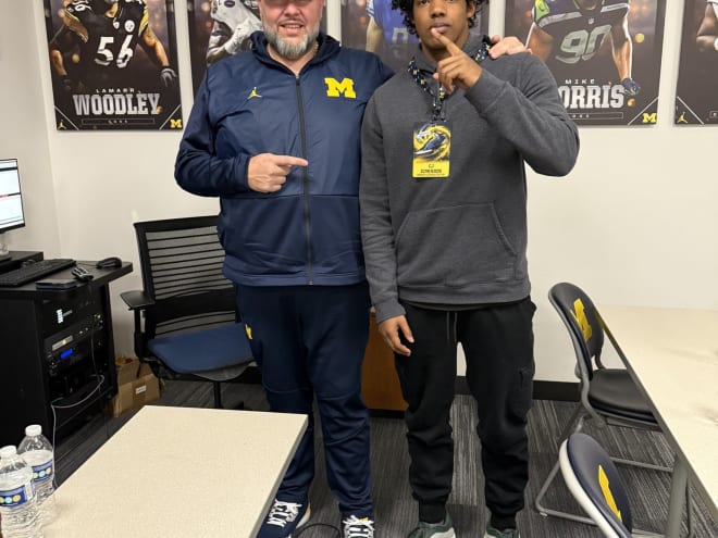 EDGE CJ Edwards could see himself being a part of program after U-M visit