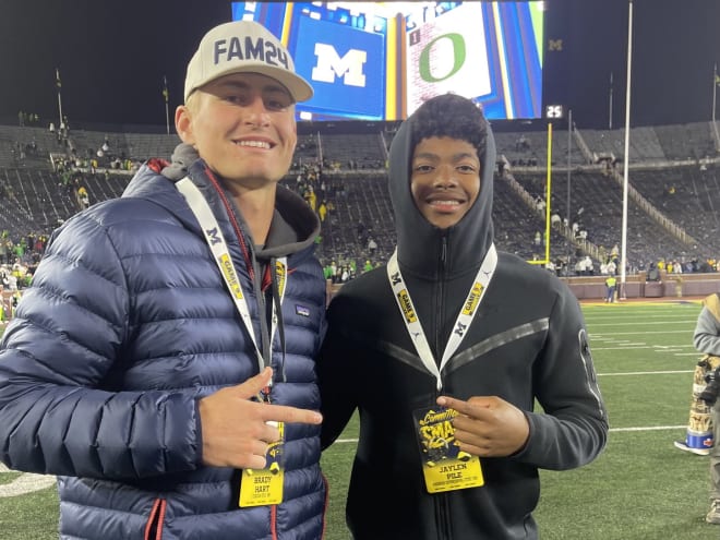 2026 WR Jaylen Pile goes from recruited to recruiter during Michigan visit