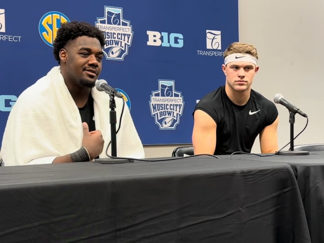 WATCH: Deontae Craig and Kaden Wetjen Talk Music City Bowl Loss