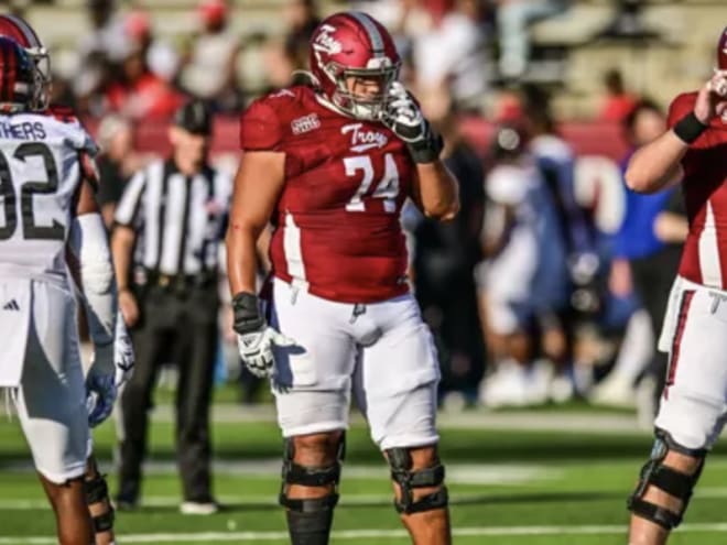 Troy OL Daniel King Transferring to UNC