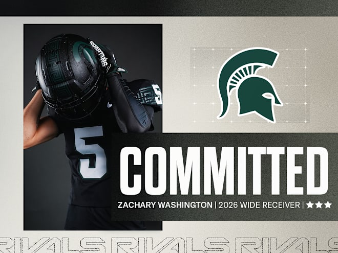 Michigan State earns commitment from priority 2026 WR Zachary Washington