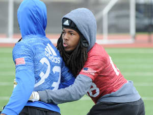 Video - #Rivals3StripeCamp New Orleans: WR/TE/RB vs. DB/LB part two
