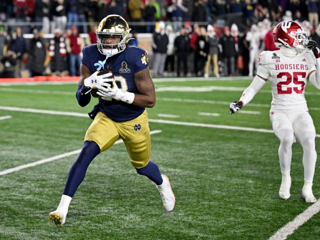 Notre Dame WR Jayden Thomas stays ready for next big catch or block