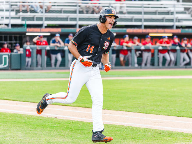 Miami Baseball: Cuvet selected as Preseason All-American by D1 Baseball