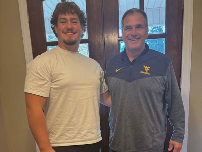 West Virginia lands commitment from 2026 OL Camden Goforth