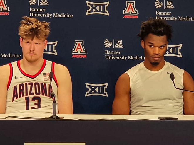 WATCH: No. 10 Arizona players postgame following 102-44 win over ODU