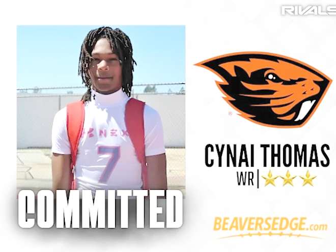 WR Cynai Thomas commits to Oregon State