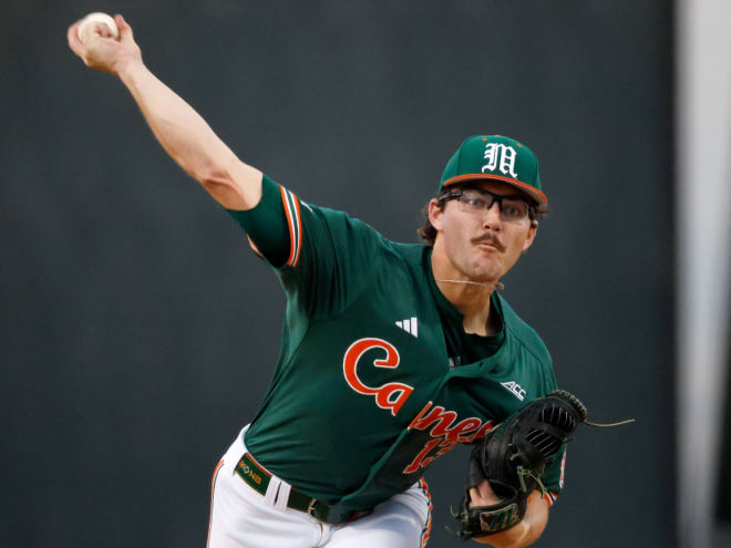 Miami Baseball: Canes shut down Eagles, 10-0, take game two of series