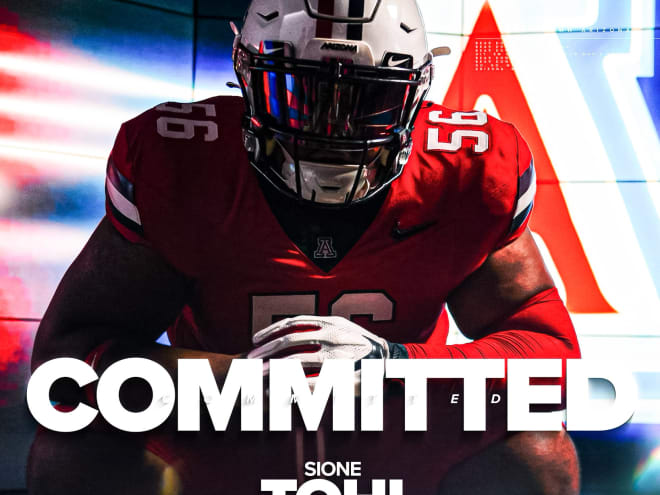 SIGNED: Arizona lands three-star OL Sione Tohi for its 2025 class