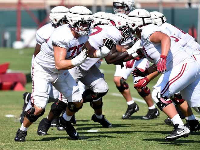 Alabama's offensive line beginning to take shape this spring