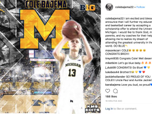 Michigan Basketball Recruiting: Cole Bajema Commits To U-M