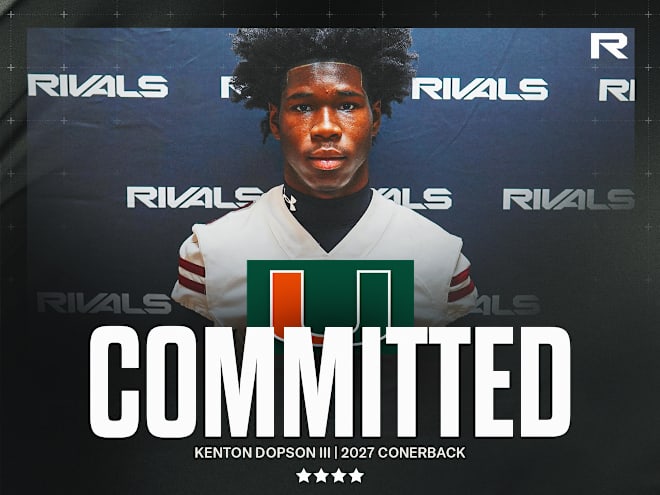 Elite local DB Kenton Dopson commits to Miami