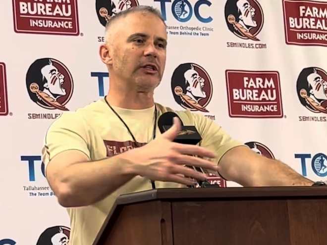 Osceola Video: Mike Norvell, Kam Davis, Justin Cryer on Day 1 of FSU spring