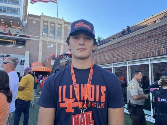 Priority recruit JC Anderson was back at Illinois