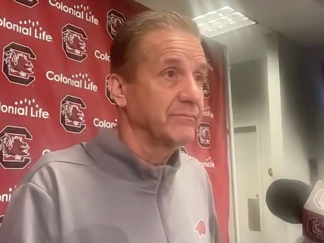 VIDEO: Calipari postgame - South Carolina 72, Arkansas 53