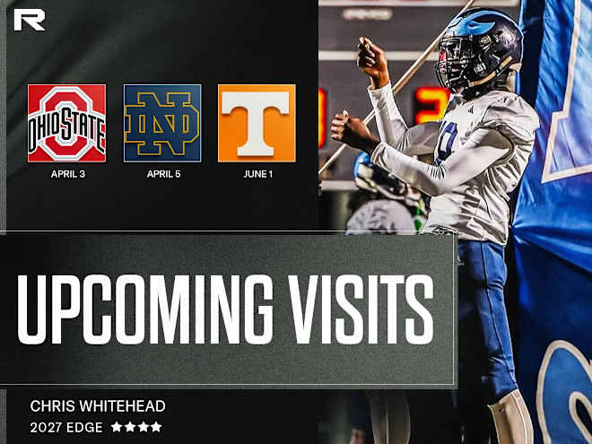 Top-30 2027 EDGE Chris Whitehead sets three visits