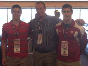 Chenal brothers visit Wisconsin 