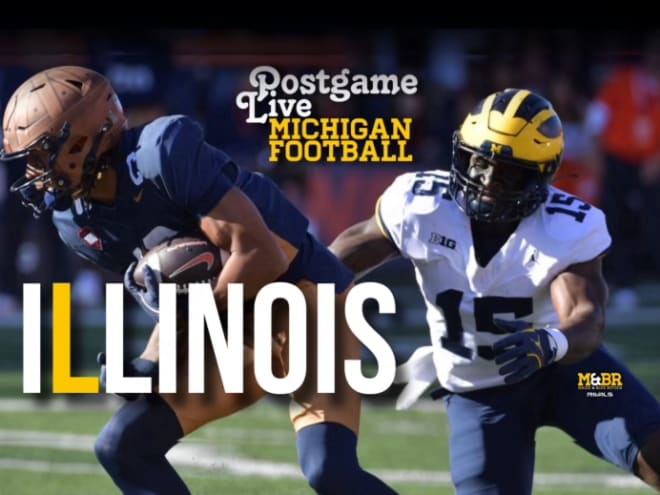 Postgame Live: Michigan falls to Illinois 21-7