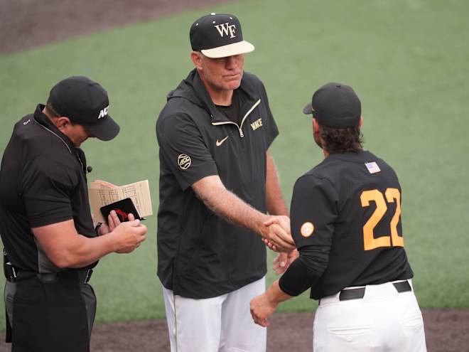 What Wake Forest said after beating Tennessee baseball in regional