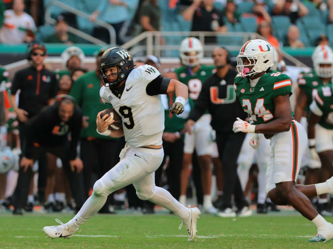 How PFF graded Wake Forest's offense against Miami