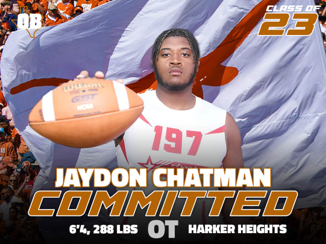 Rivals250 OL Jaydon Chatman commits to Texas