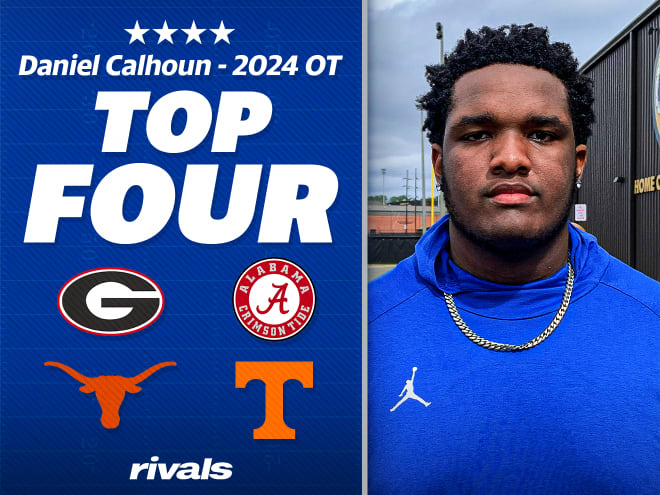 Rivals100 OT Daniel Calhoun covers top four, fifth OV contenders shared