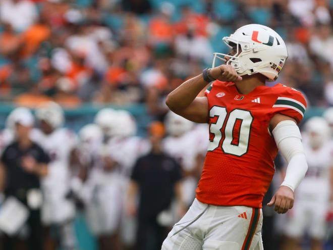 Miami Football: Kicker Andy Borregales is ready for the big moment