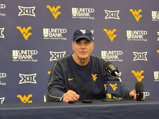 West Virginia OL Coach Bicknell looks to push position group