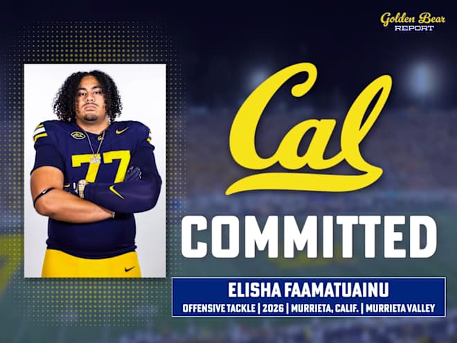 High three-star OL Elisha Faamatuainu commits to Cal